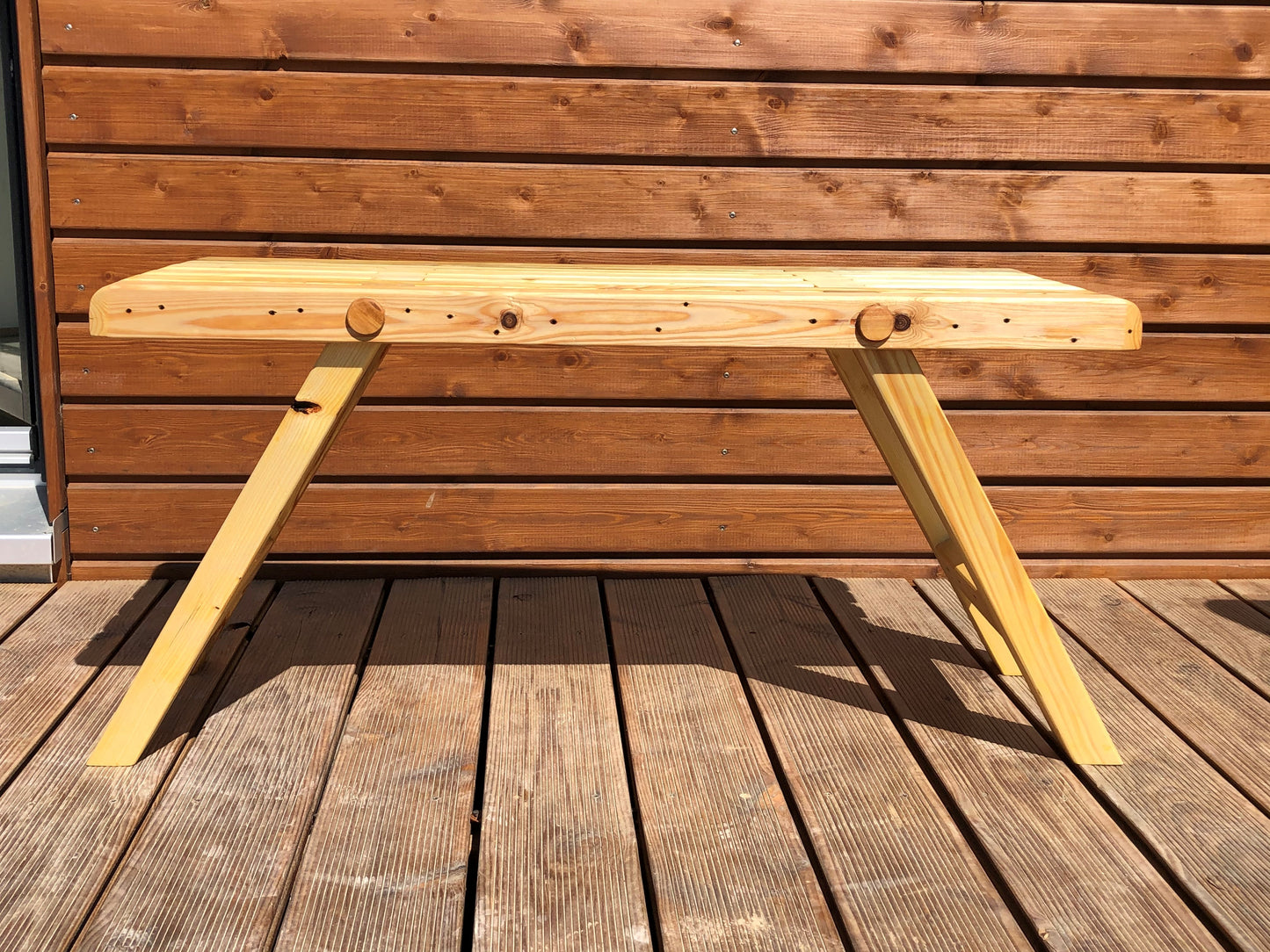 Garden bench - upcycled pallet wood