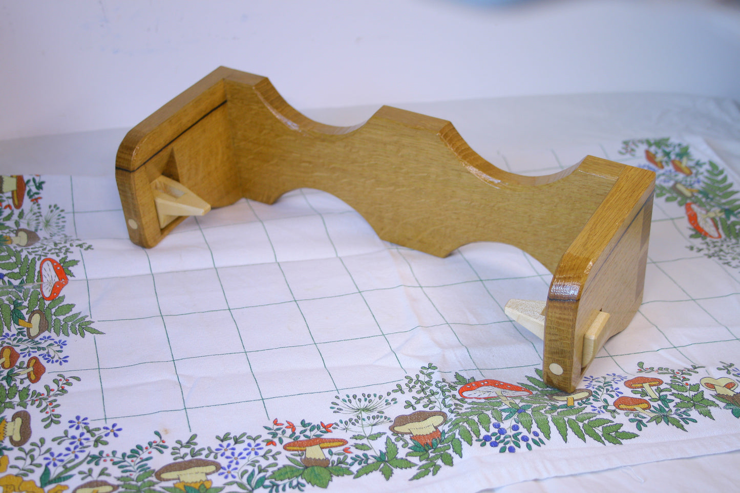 Oak Kitchen paper roll holder Nr.03